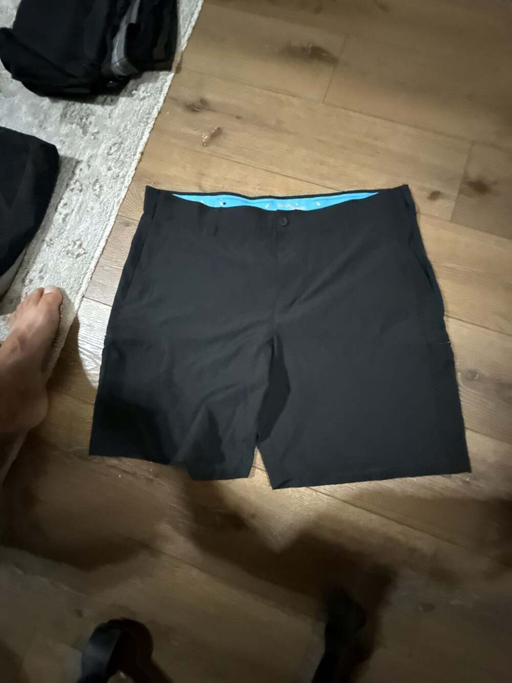 Birdie Bound Golf Shorts Size 40 Black Performance Hybrid